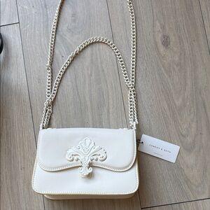 Charles & Keith White Crossbody Bag
